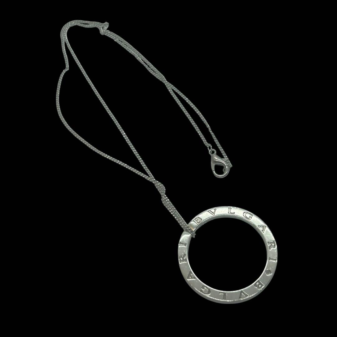 BVLGARI ブルガリ ロゴリング キーリング ネックレス SV925シルバー