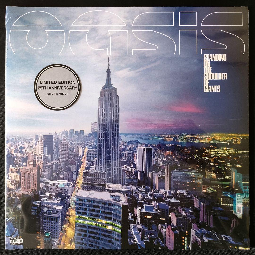 新品未開封LPレコード25周年記念限定oasisシルバーヴァイナル盤4TH