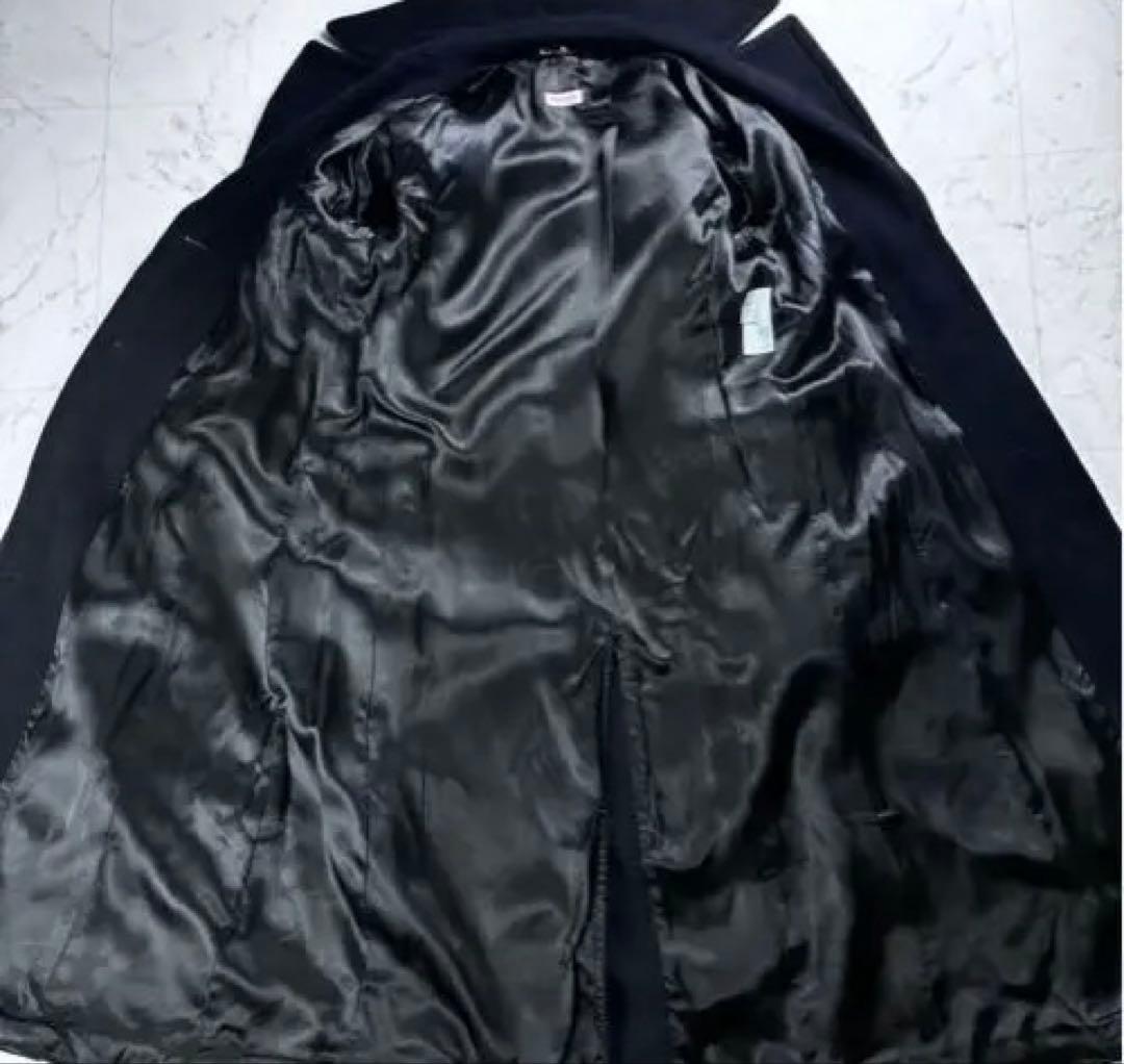 マックス&コー ベルテッド ロングコート 36 ブラック Max mara