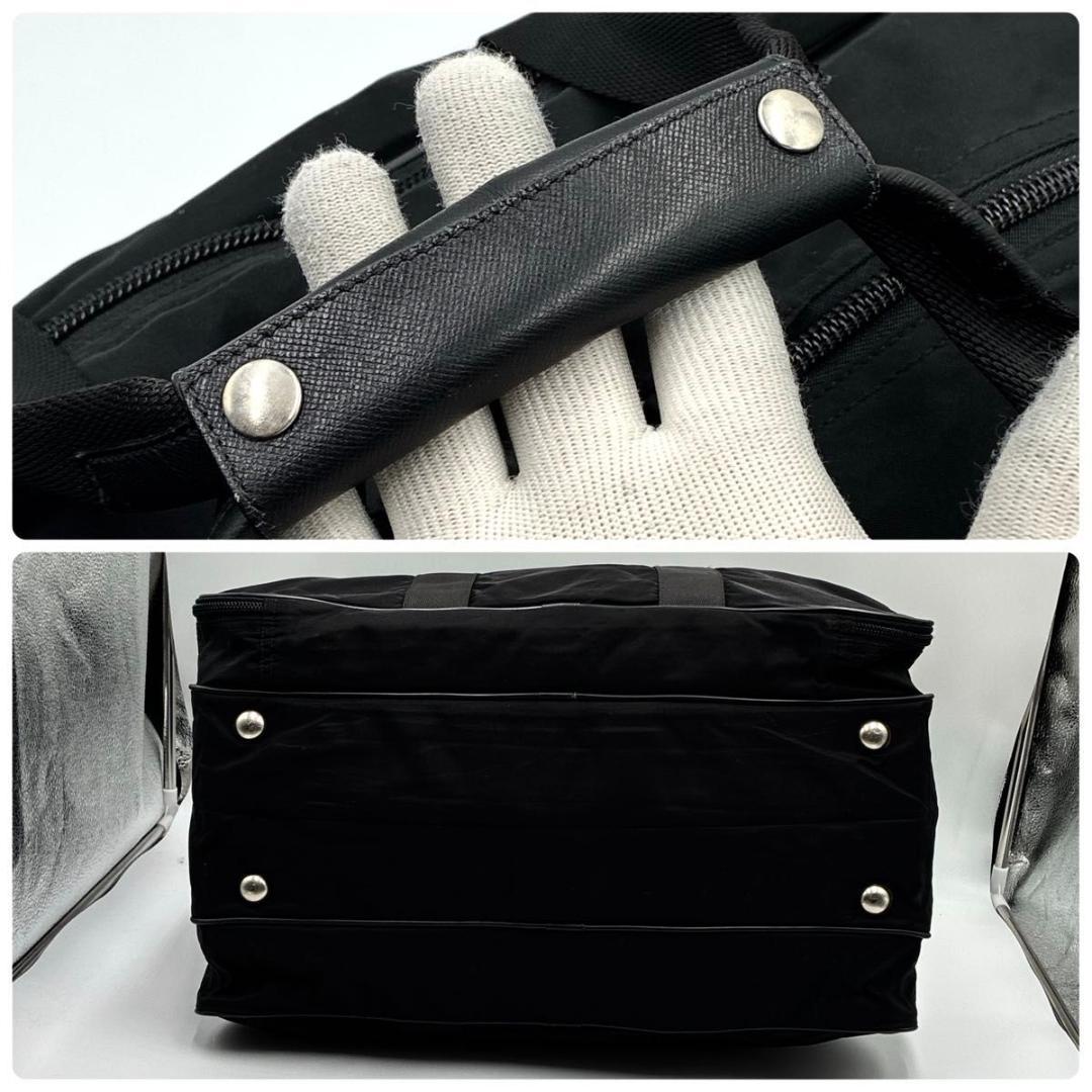 zuka0106　プラダ ボストンバッグ 2way サフィアーノレザー