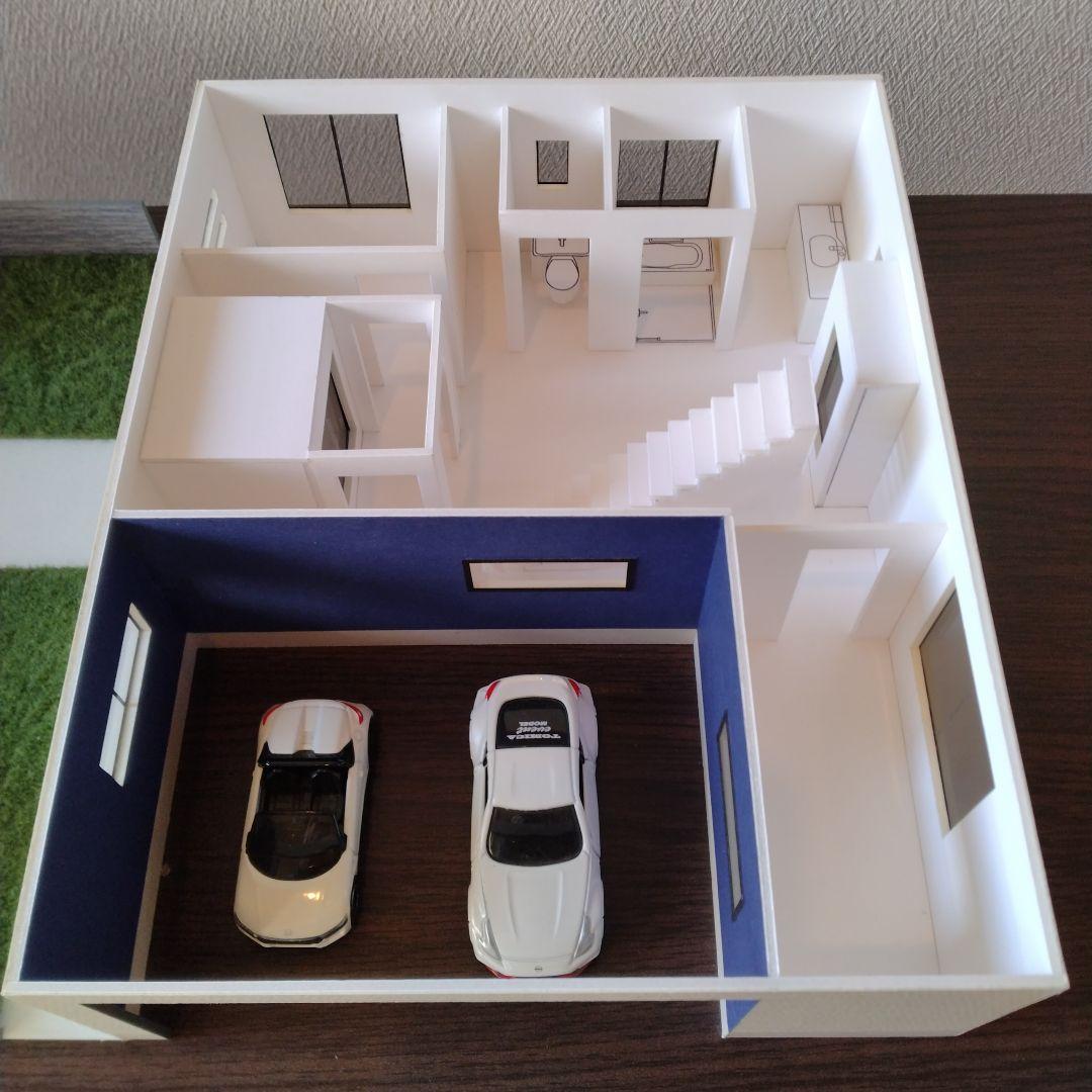 50分の1，2階建て内外模型No.89『ドジャーブルーで翔タイム』