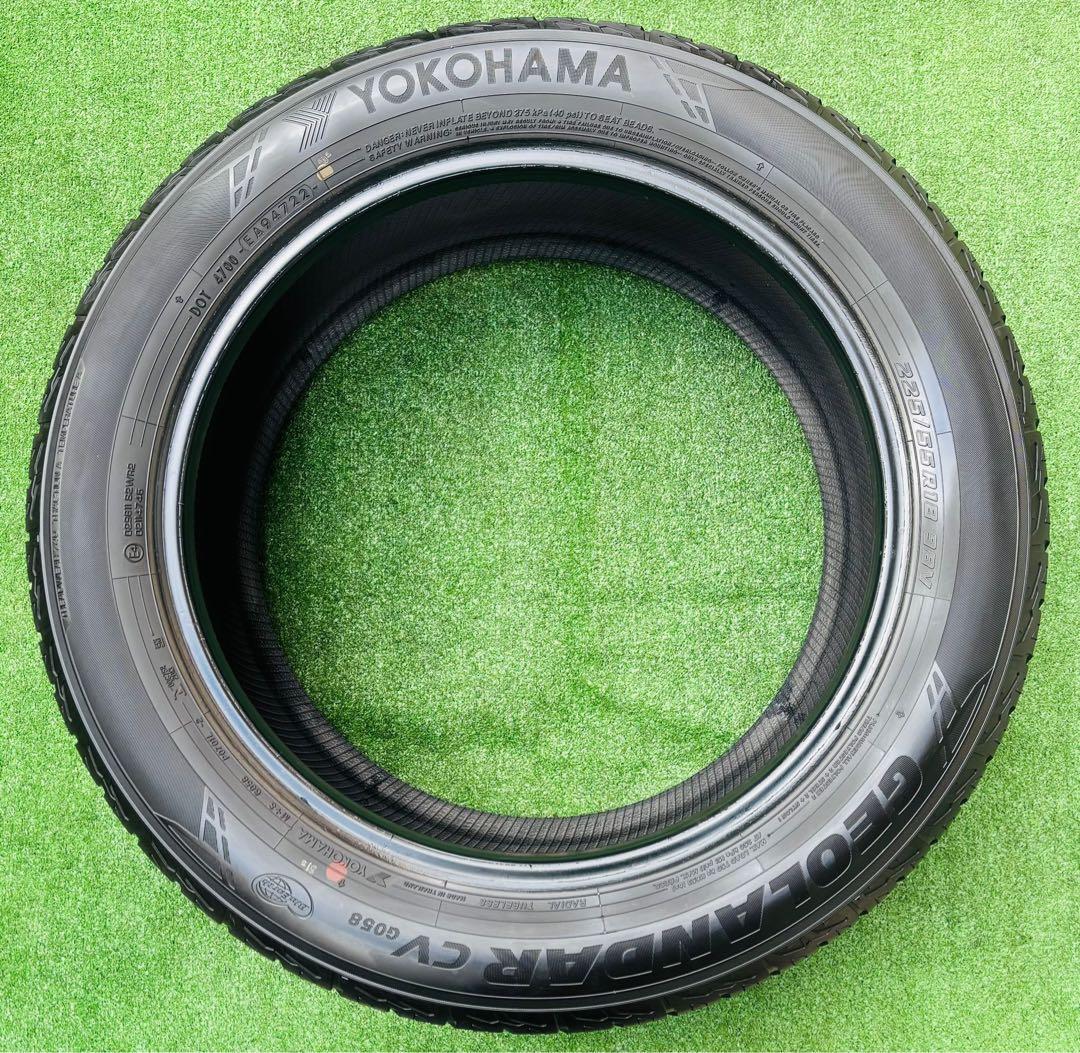 YOKOHAMA GEOLANDAR 225/55R18 22年20週目タイヤ。