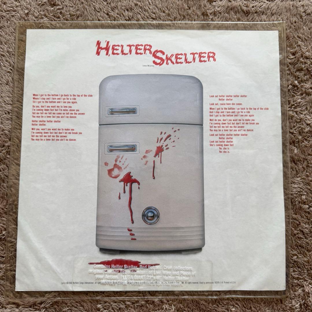 MOTLEY CRUE Helter Skelter LP ピクチャレコード