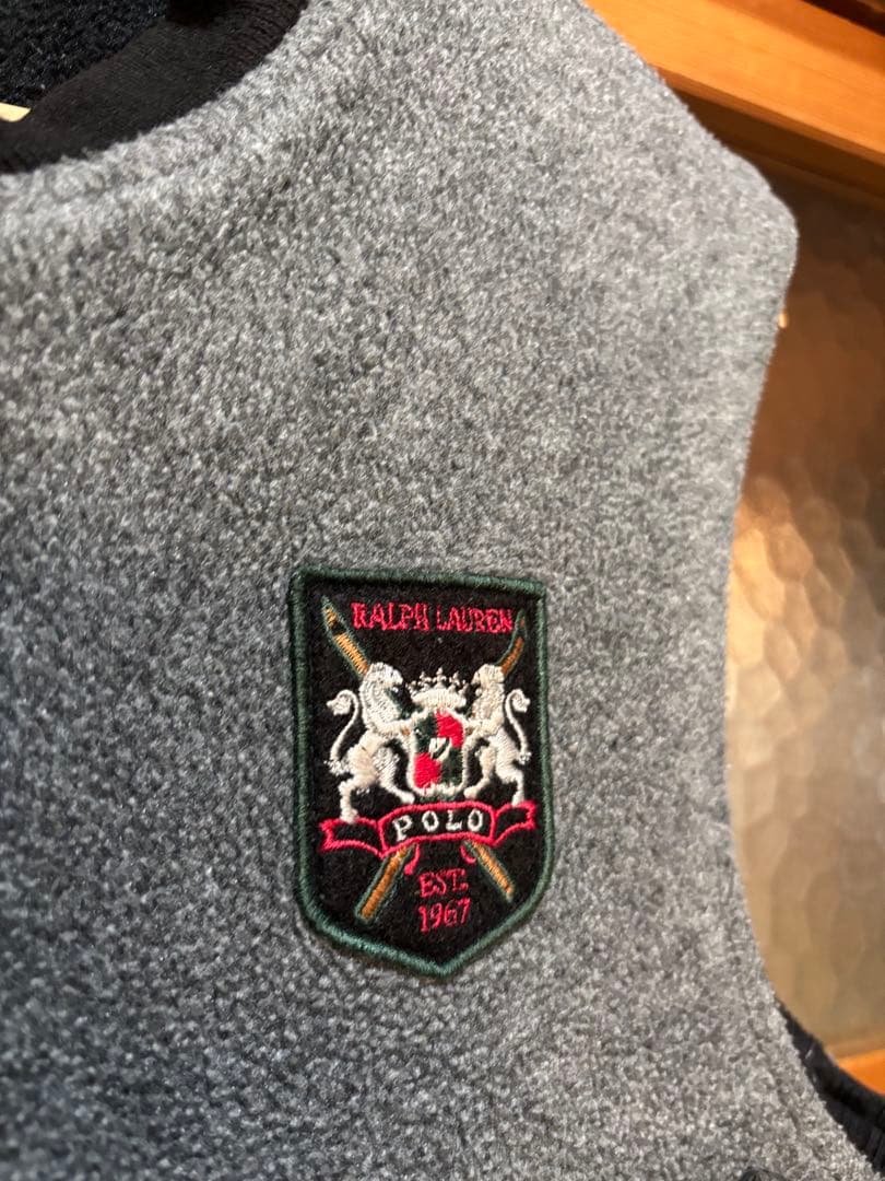 90s POLO RALPH LAUREN リバーシブル 黒 アメリカ製 黒
