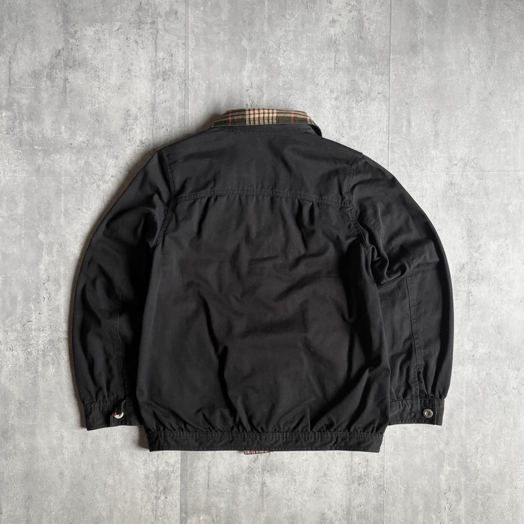 【00s vintage】リバーシブル　スイングトップ　チェック　短丈　古着
