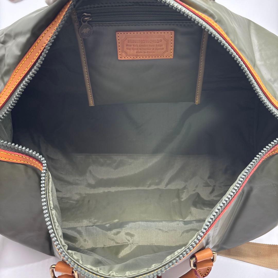 ハンティングワールド ボストンバッグ 2way トラベルバッグ レザー