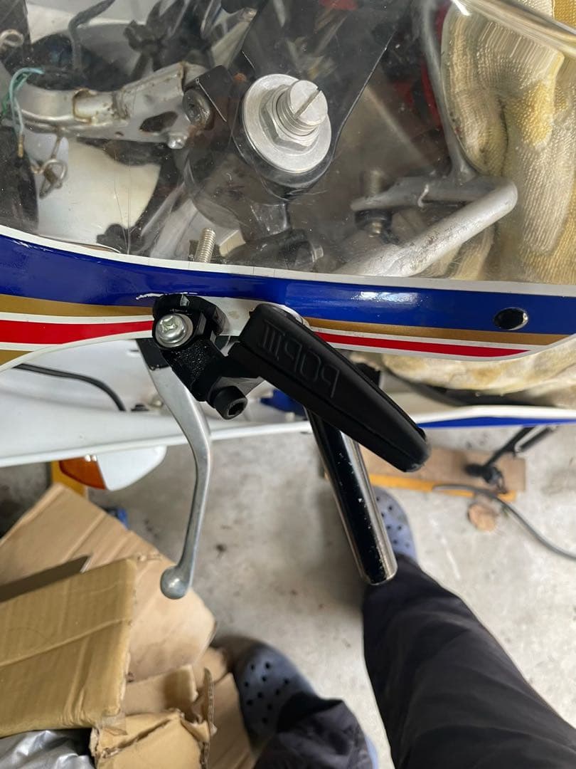 NSR TZR ガンマ CBR FZR ZXR等 レプリカ汎用小型ミラー 左右