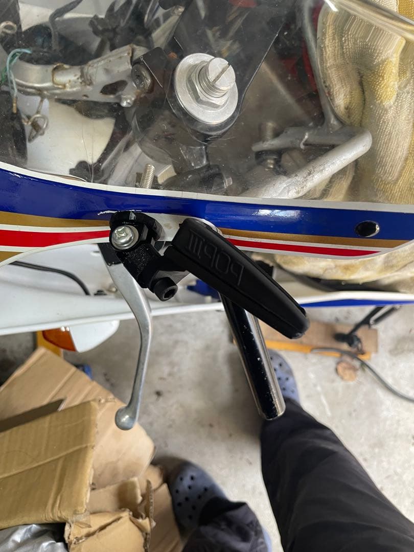 NSR TZR ガンマ CBR FZR ZXR等 レプリカ汎用小型ミラー 左右