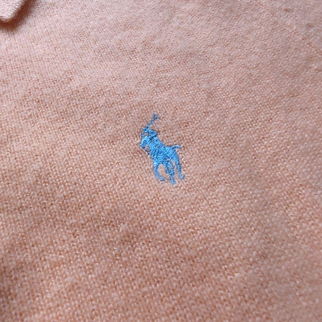 美品✨ ポロラルフローレン カシミヤポロシャツ オレンジ XS