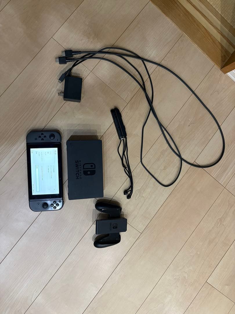 Nintendo switch ニンテンドースイッチ　グレー　美品