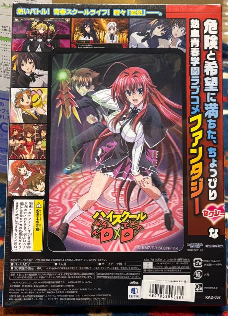 ハイスクール D×D 限定版 任天堂 ニンテンドー 3DS