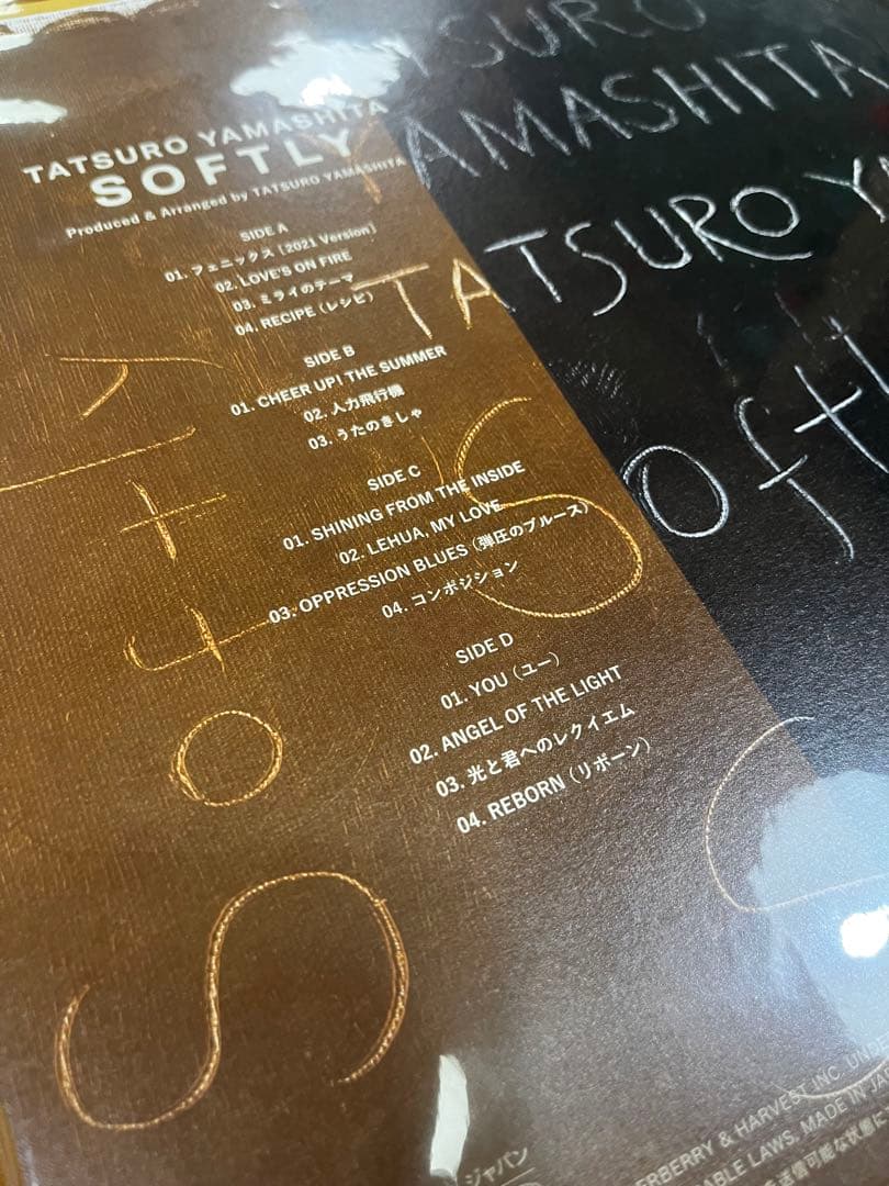 シティポップ　山下達郎 『SOFTLY』1stpress