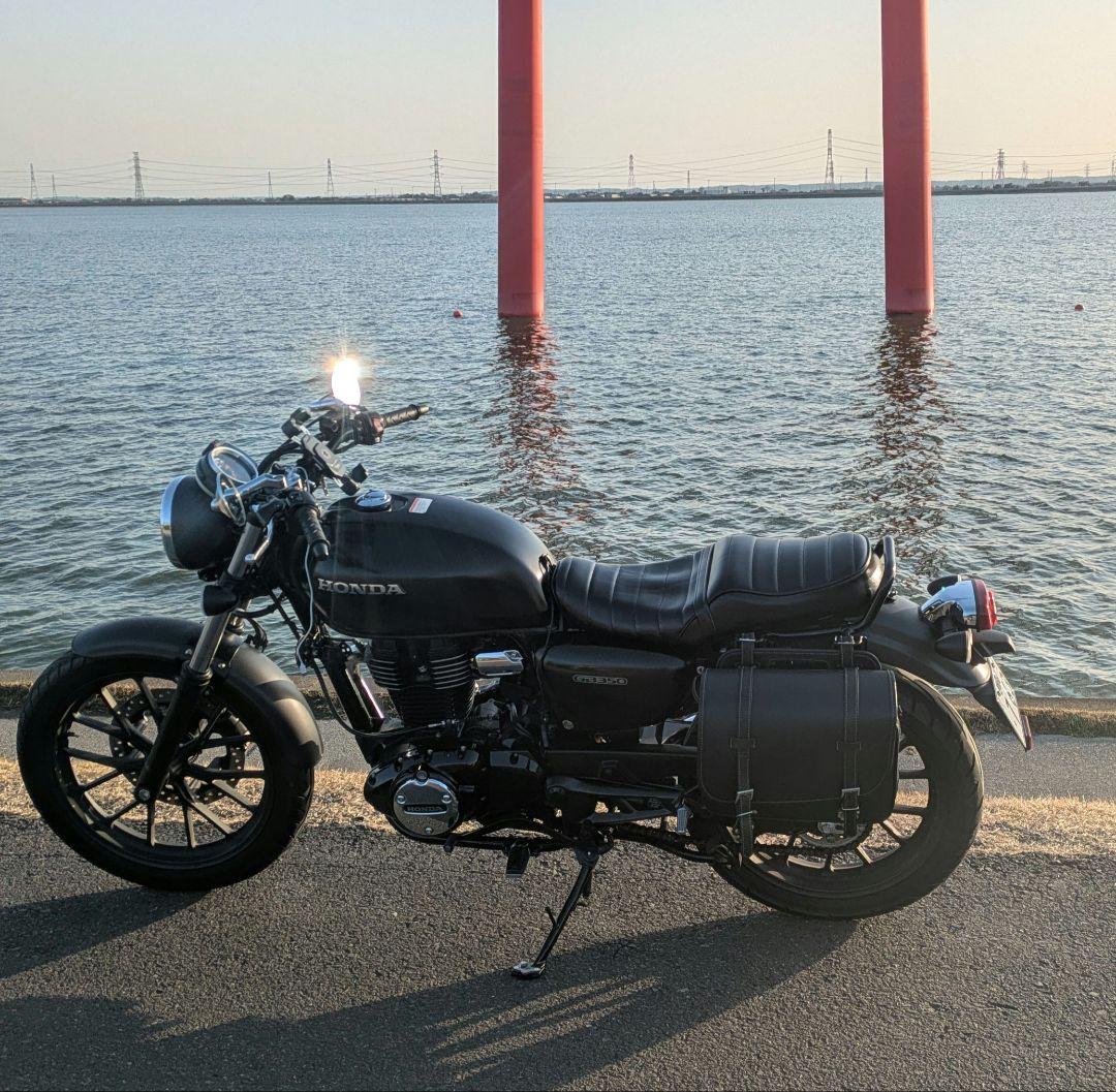 GB350 ローダウンシート　黒