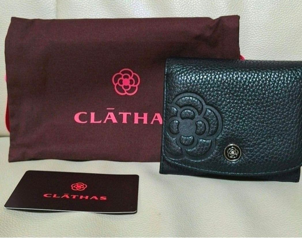 【新品未使用】　CLATHAS 　クレイサス　 二つ折り財布