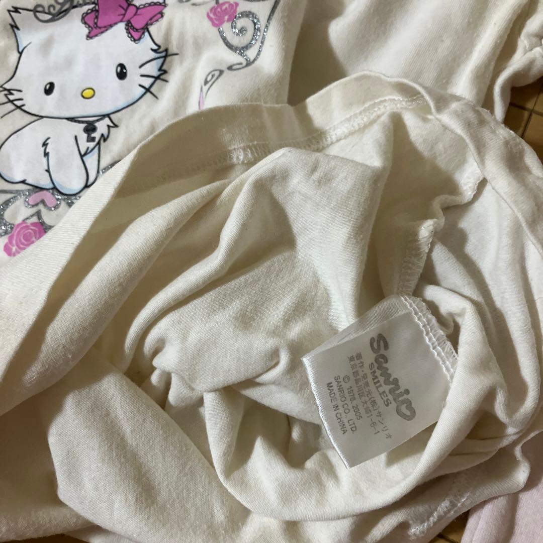 貴重‼️平成チャーミーキティ　ハローキティ プリント Tシャツ Mサイズ3枚セット