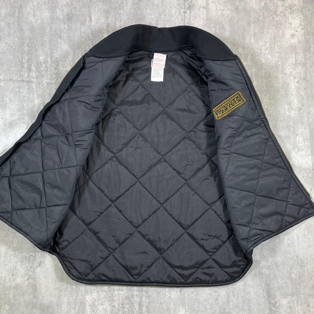 USA製◆00s carhartt【XL】ダックベスト/企業ロゴパッチ