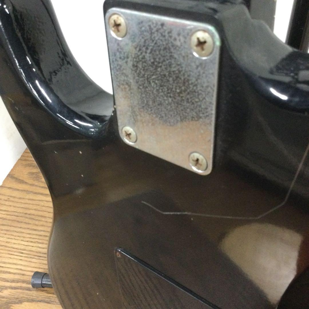 ジャンク品 HOLLY エレキギター ストラト型 スタンド付