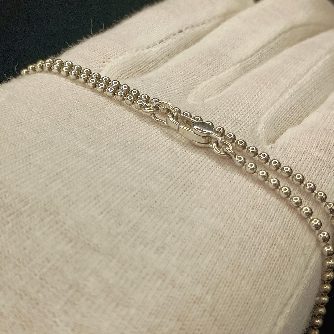 【美品】 GUCCI ボールチェーン 50cm 2mm幅 SILVER925