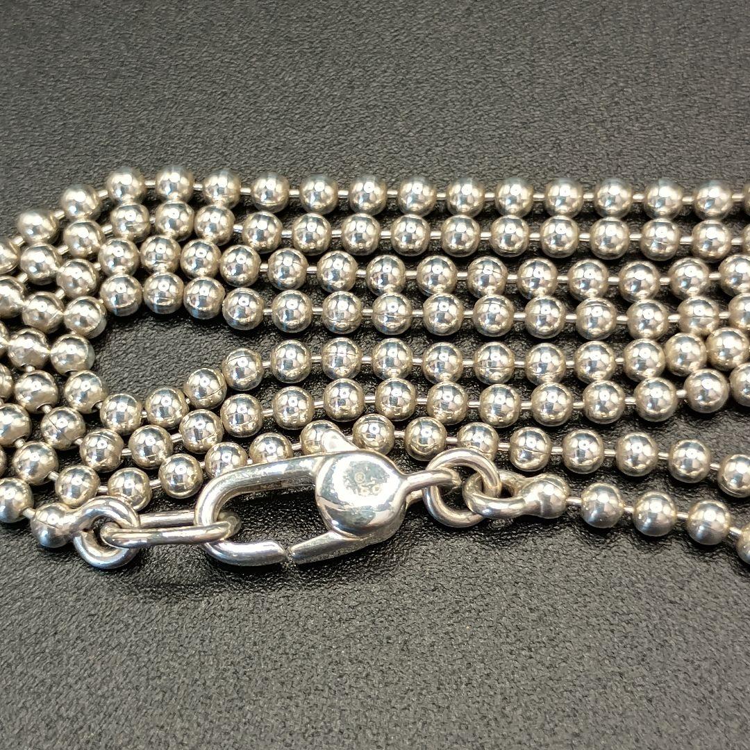 【美品】 GUCCI ボールチェーン 50cm 2mm幅 SILVER925