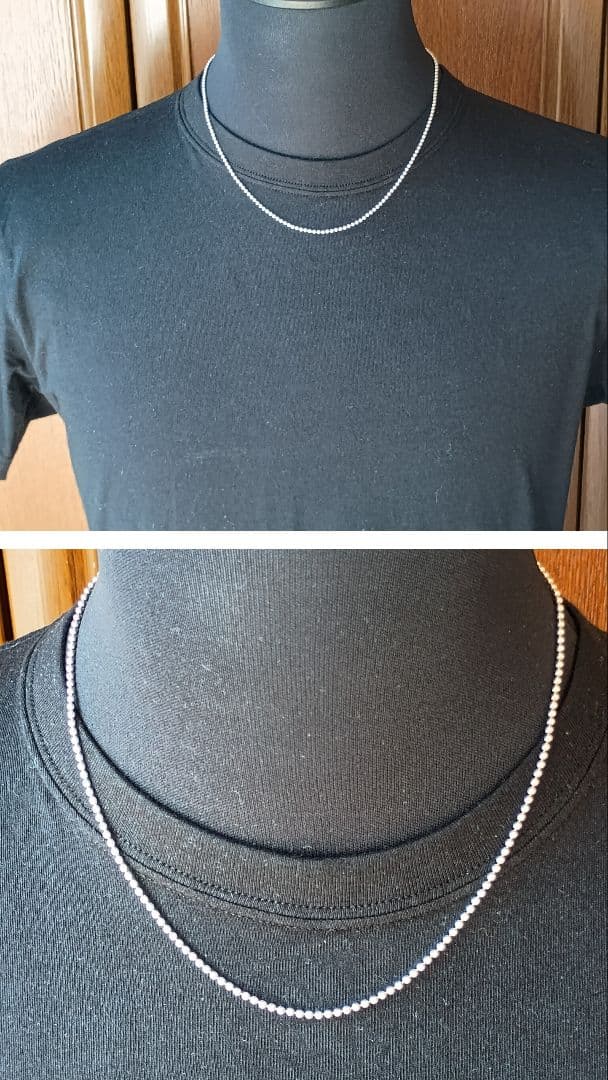 【美品】 GUCCI ボールチェーン 50cm 2mm幅 SILVER925