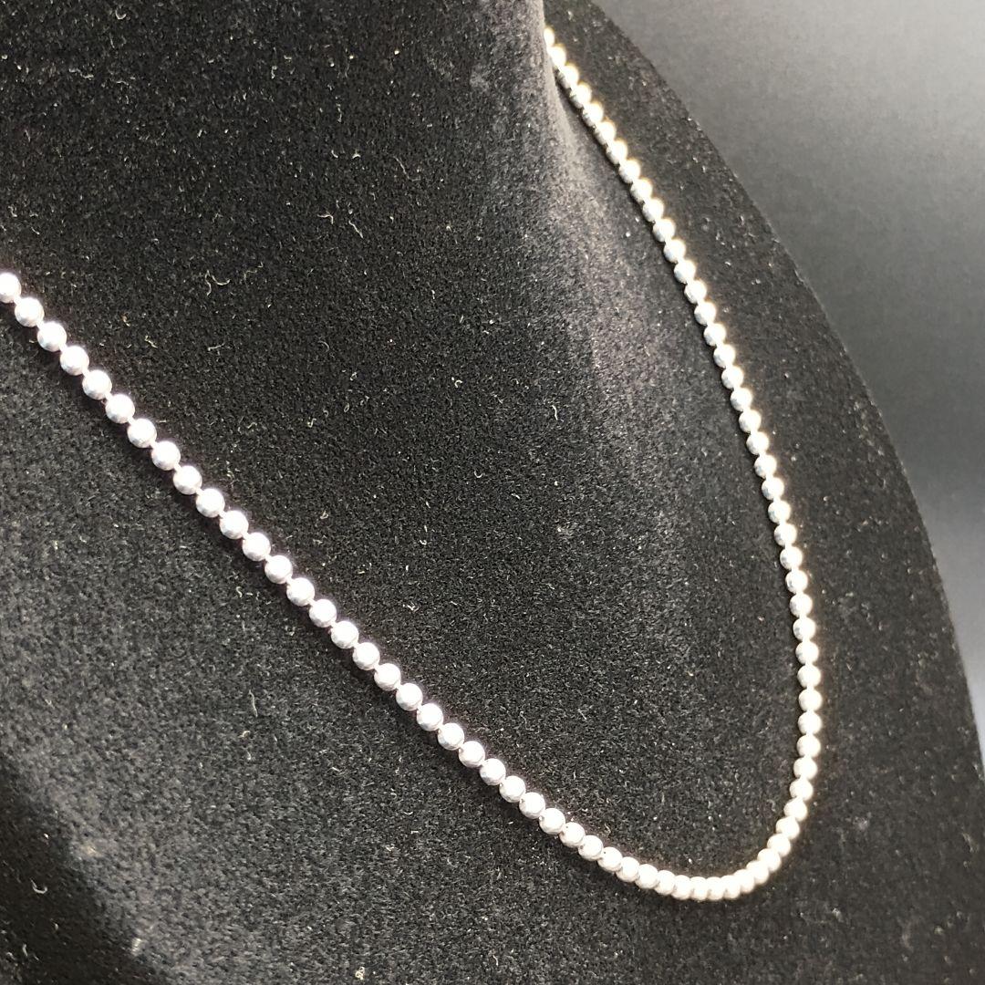 【美品】 GUCCI ボールチェーン 50cm 2mm幅 SILVER925
