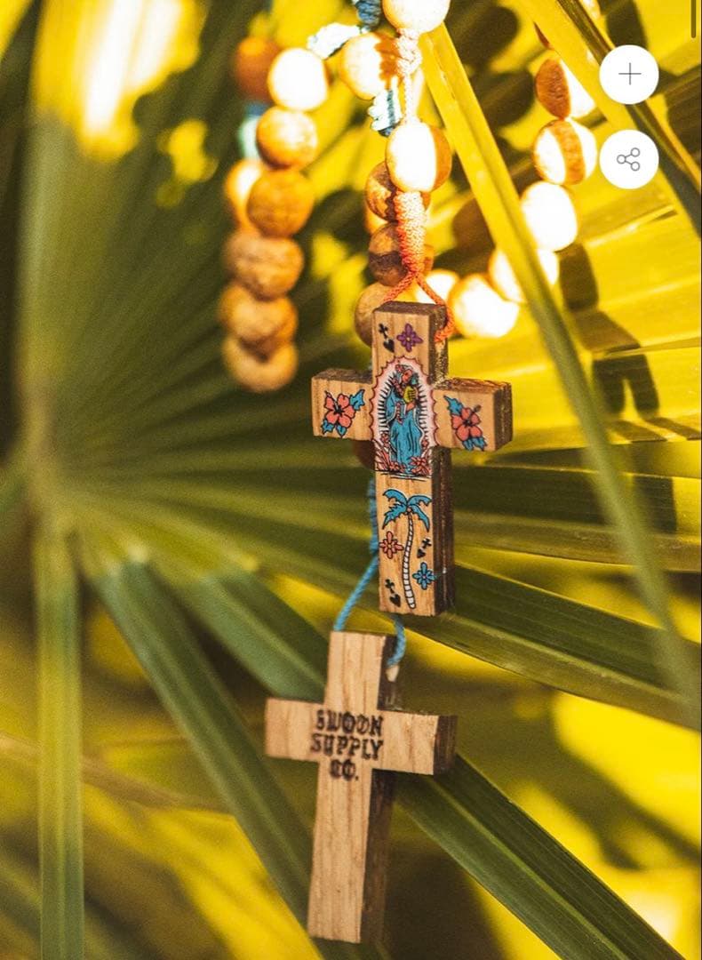 ロザリオ　キバコワークス　PALO SANTO WOOD ROSARY 木製