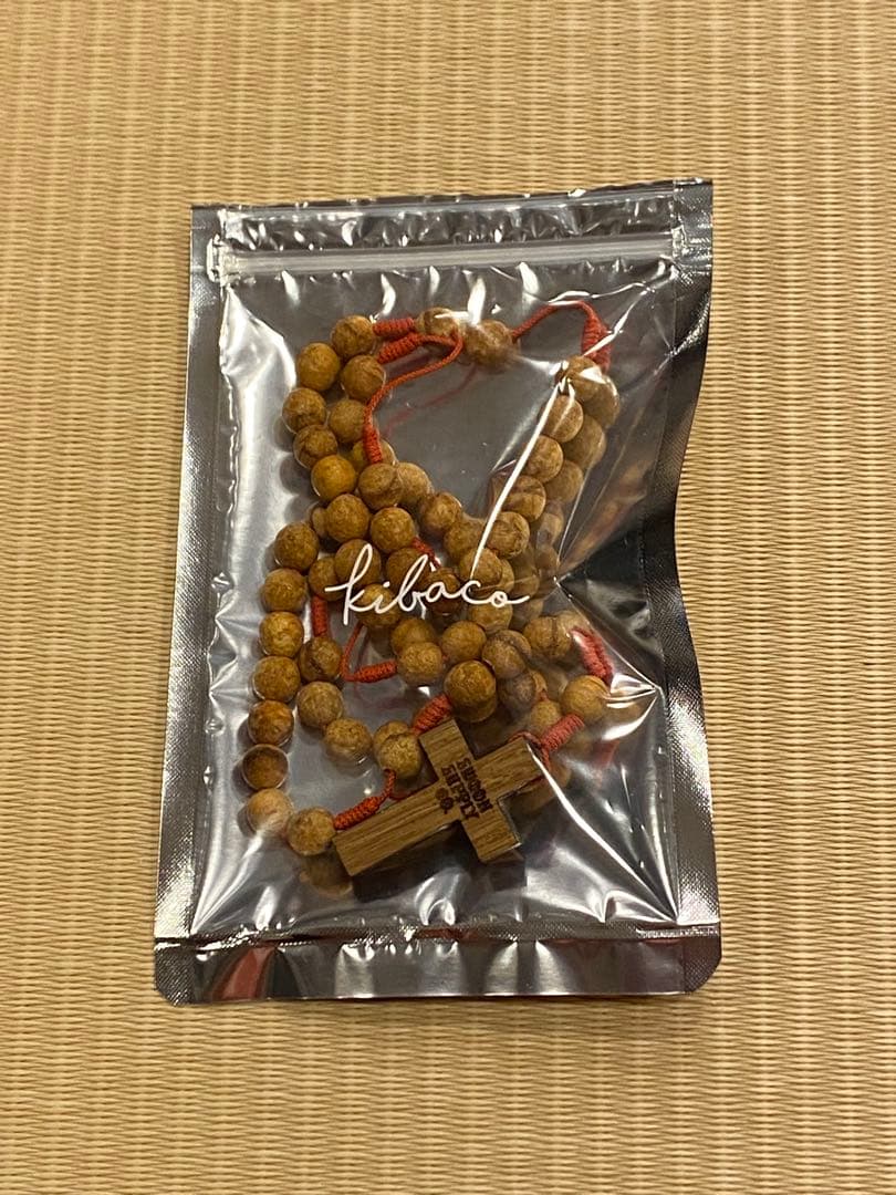 ロザリオ　キバコワークス　PALO SANTO WOOD ROSARY 木製