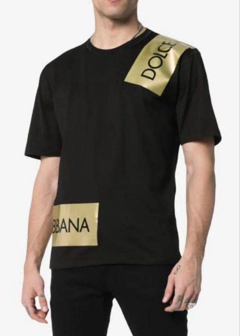 DOLCE & GABBANA ブラック Tシャツ