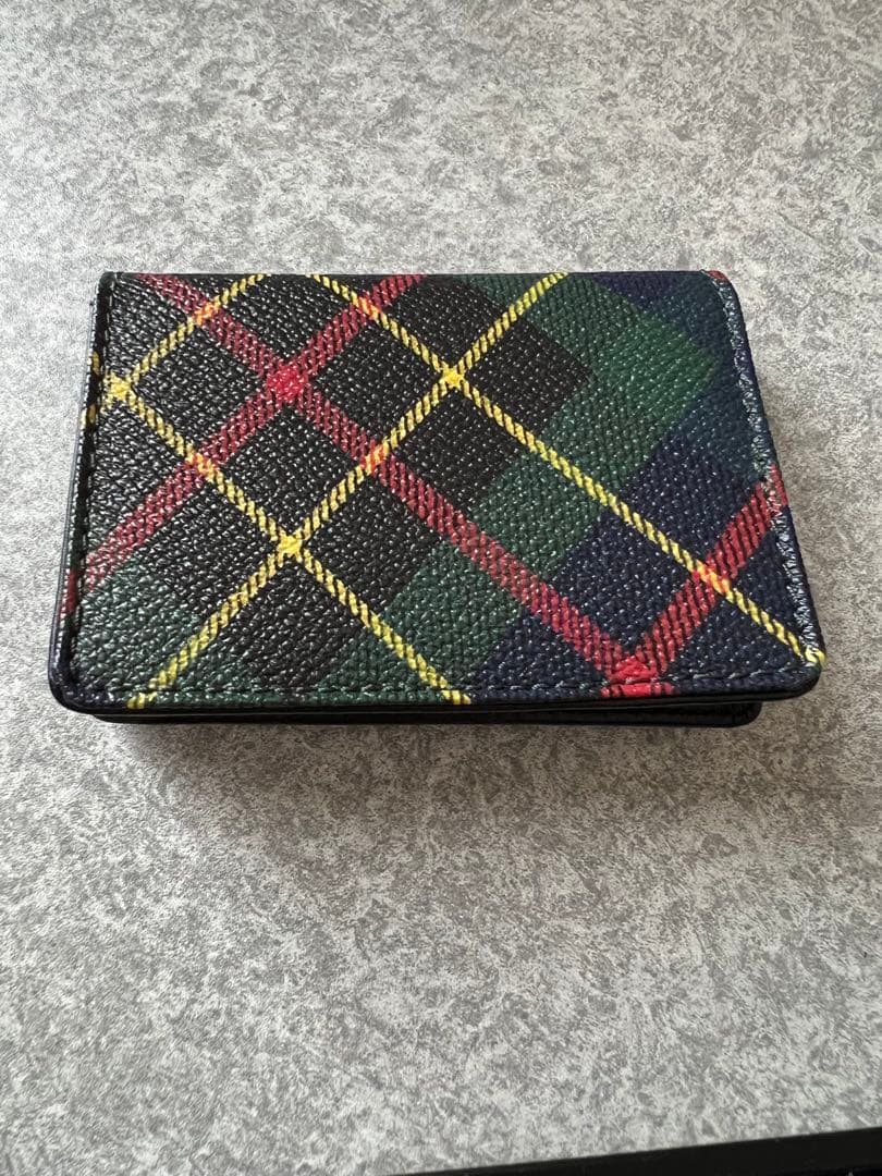 ま*み様 Vivienne Westwood タータンチェック　カードケース