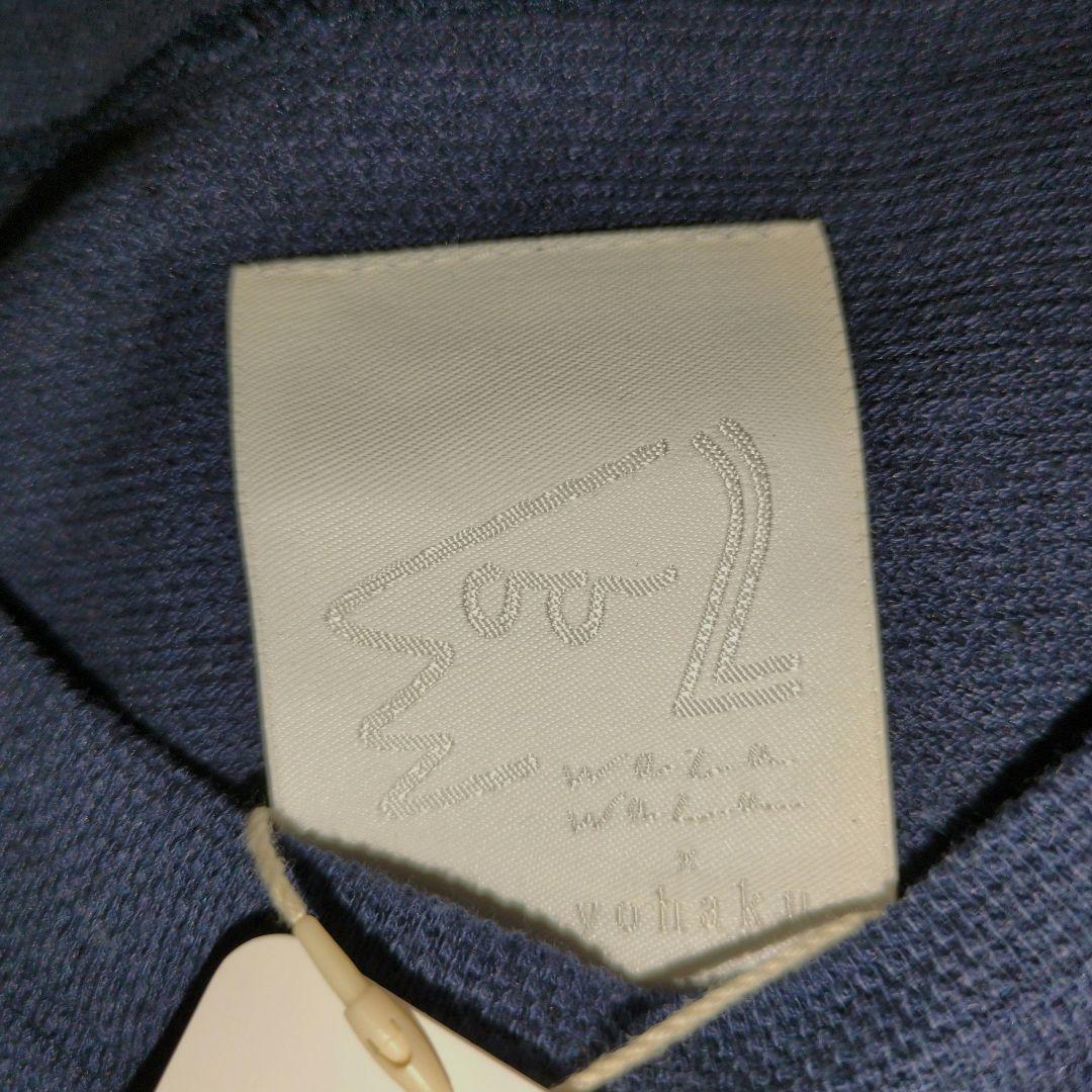 【新品】yohaku わざわざ/さらさら鹿の子リネンドルマントップ