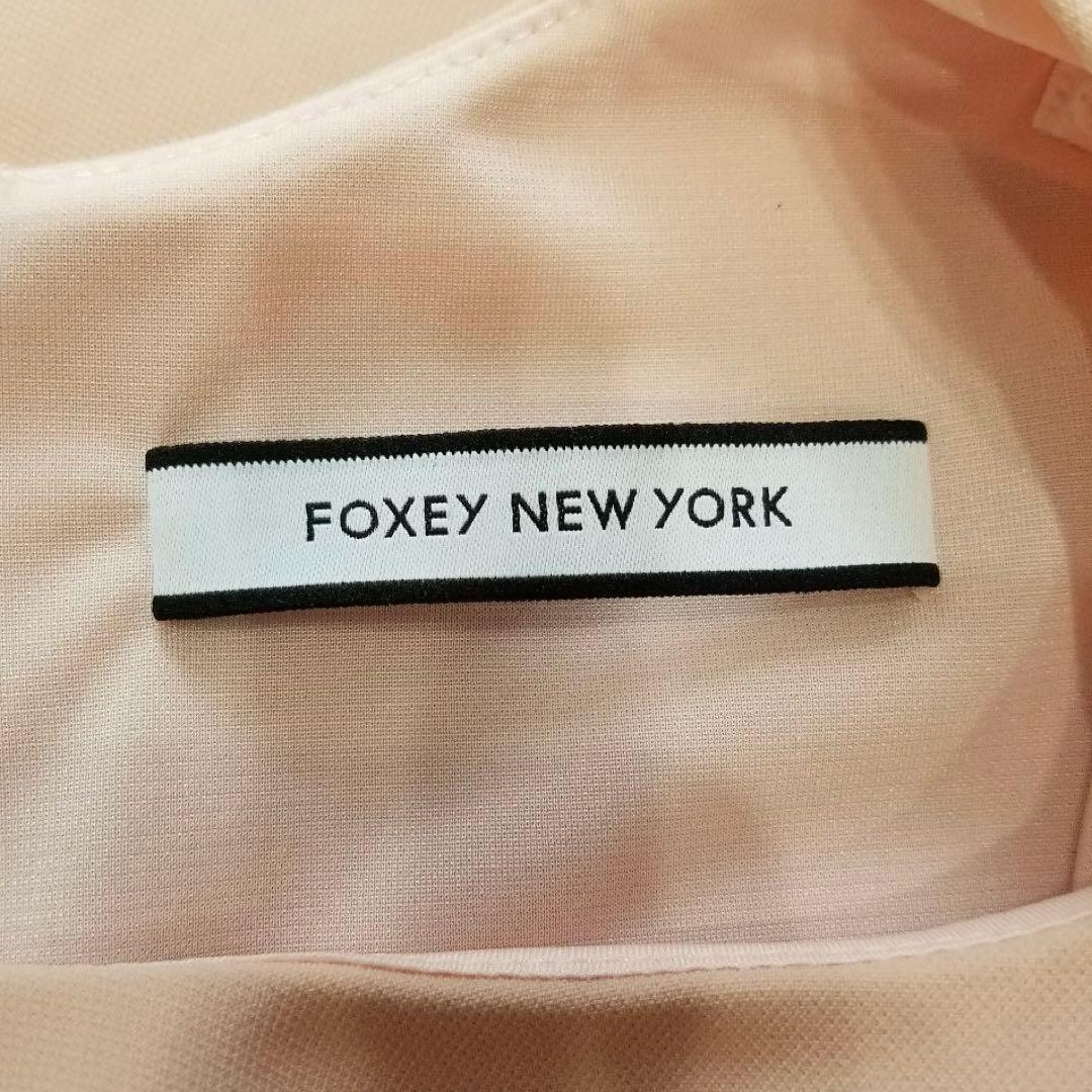 美品✨フォクシー DRESS LA FOIRE バックプリーツ ワンピース