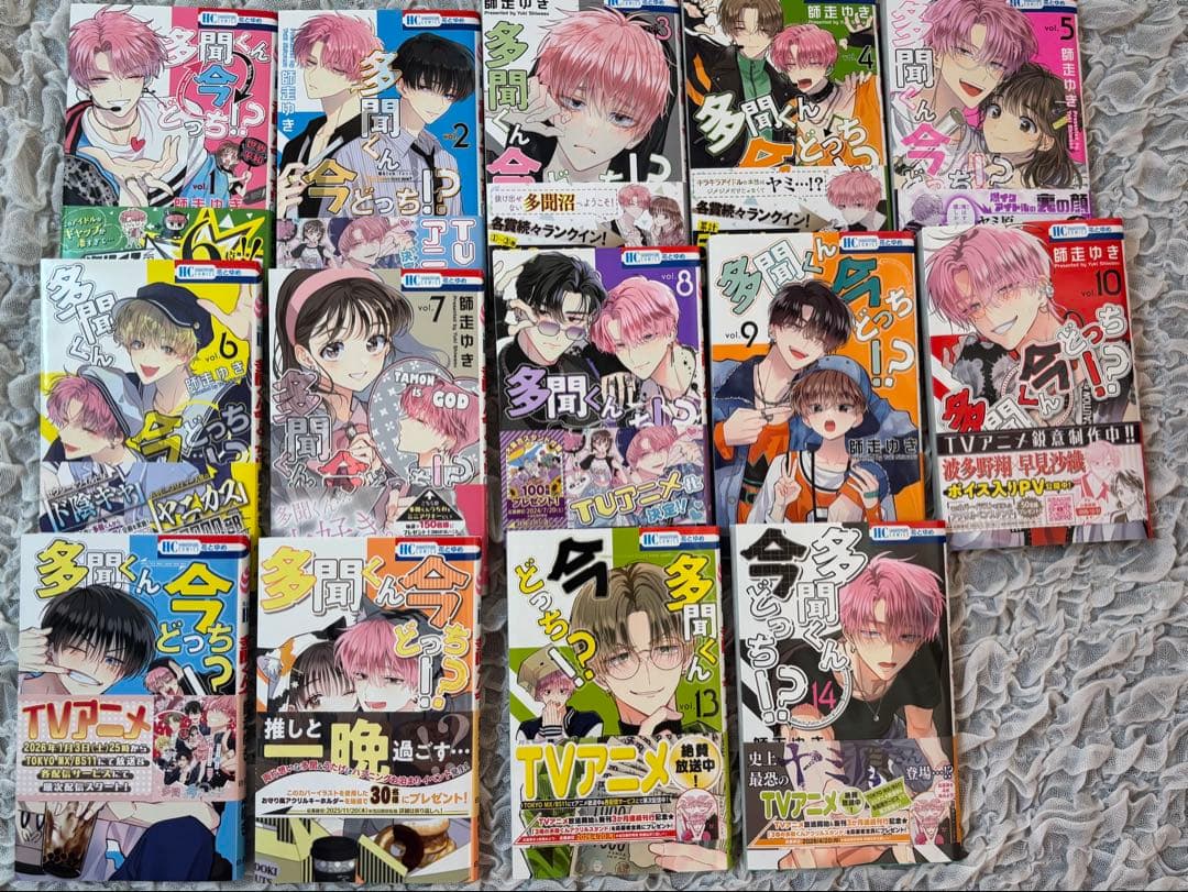 多聞くん今どっち 全巻 1〜14 オマケ付き 雑誌