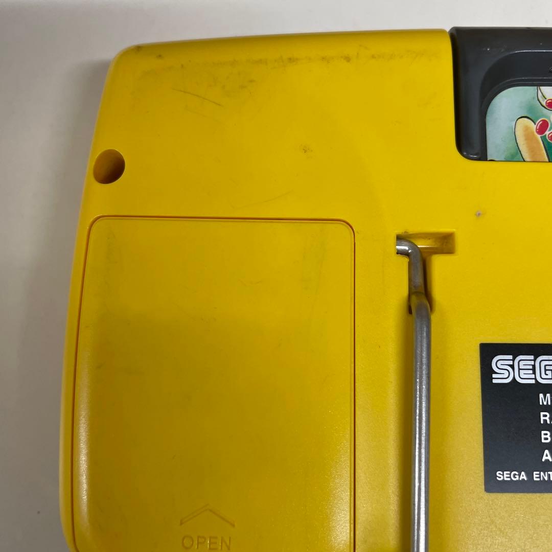 【ジャンク】SEGA ゲームギア 本体 イエロー 11＊85