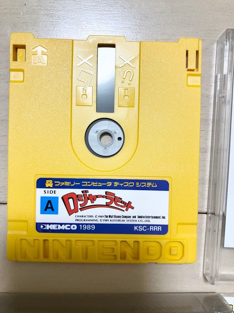 ロジャーラビット　ディスクシステム　レトロゲーム　ファミリーコンピュータ　任天堂