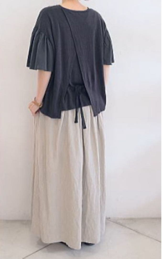 トップス ikkuna flared-sleeve t-shirt