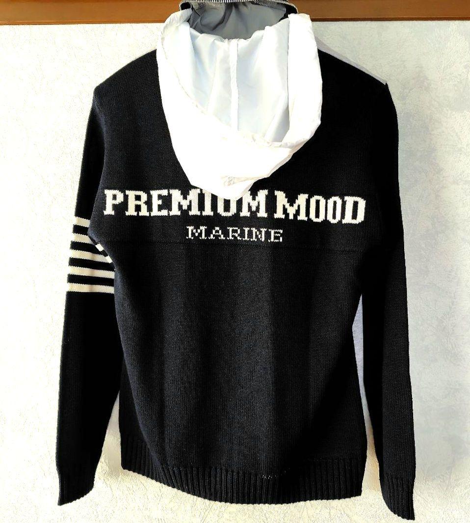 【定価53,900円】 P.M.D.S.　ニットコンビダブルジップパーカー　Ｍ