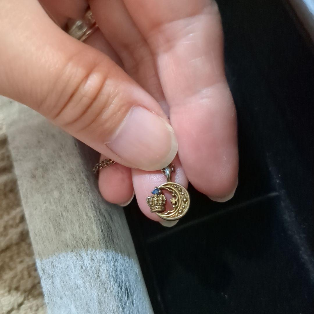 ジャスティンデイビス　ダークファンタジー　ネックレス　月　王冠