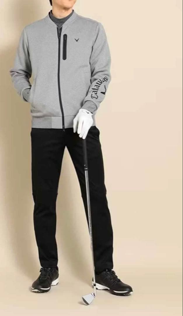 キャロウェイ メンズ ダンボールスウェット ブルゾン ジャケット 未使用タグ付M