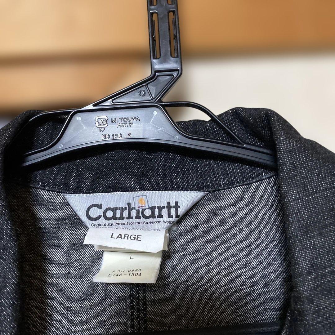 Carhartt 90s ブラックデニム カバーオール L