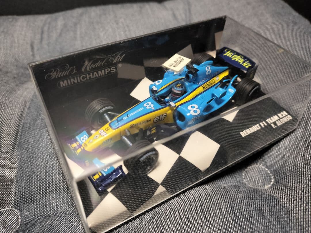 スポーツ 1/43 minichamps Renault F1 R24 F.Alonso