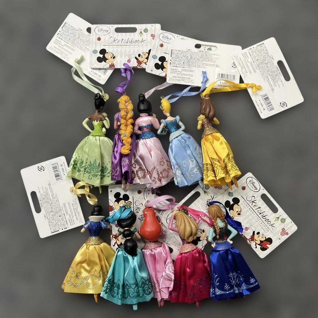 m*o様 新品　ディズニーストア ディズニープリンセス オーナメント 10体 ま