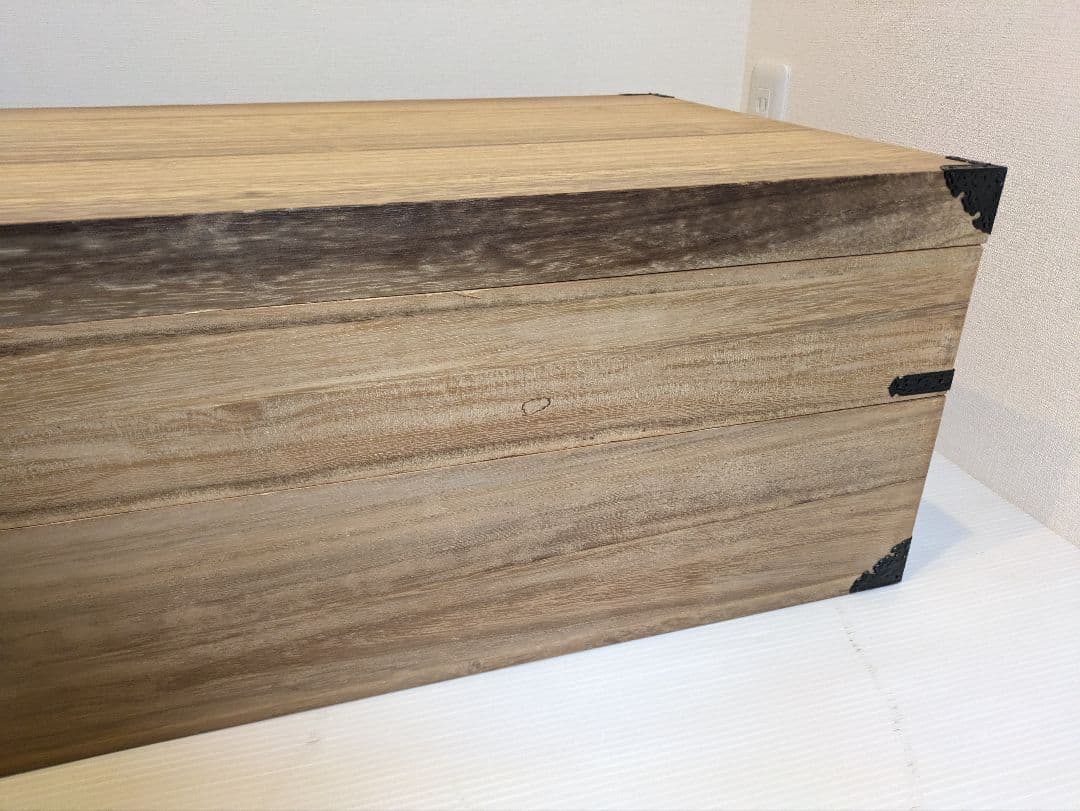 桐箱 衣装箱 横95cm 高さ27cm 奥行44cm 2段