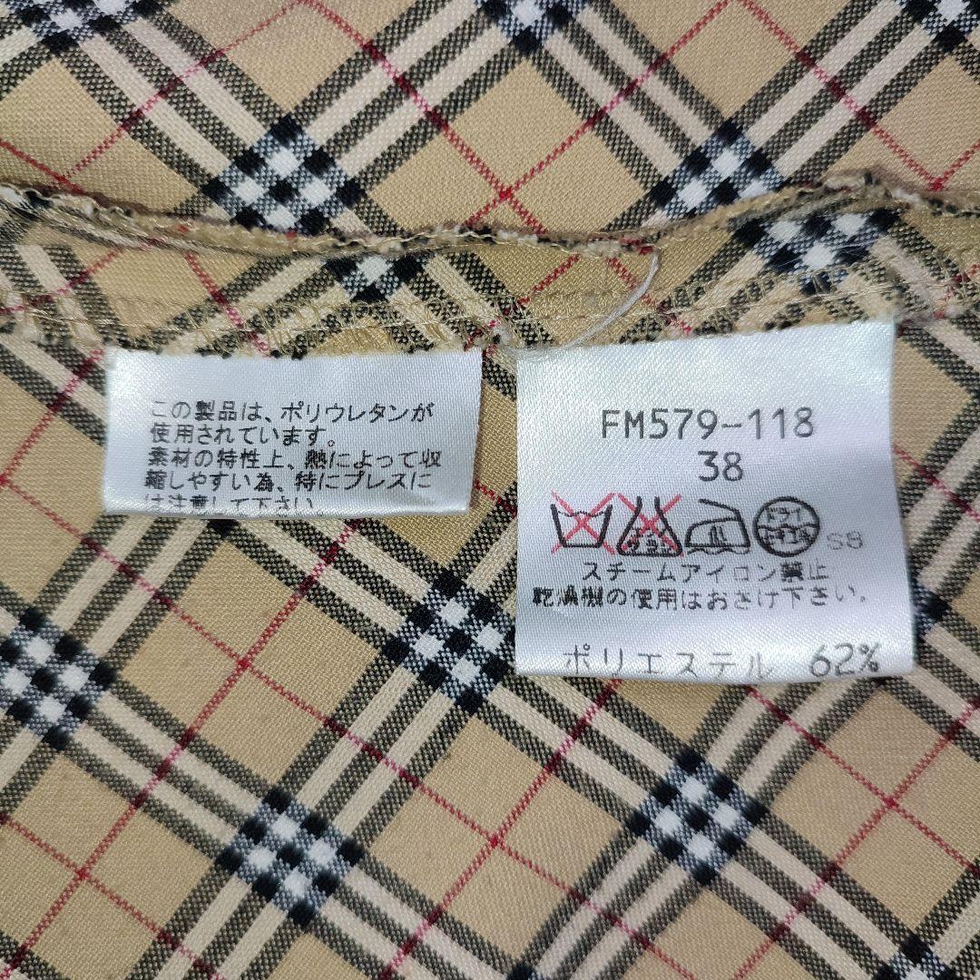 Burberry size 38 ワンピース ノースリーブ ノバチェック