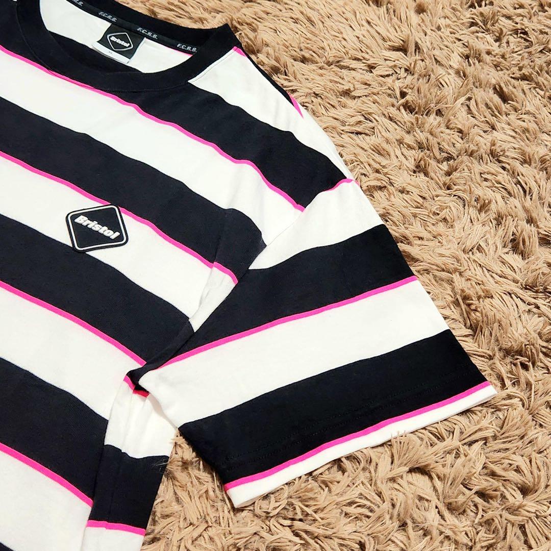 希少 XL サイズ F.C. Real Bristol Tシャツ ロゴ ボーダー