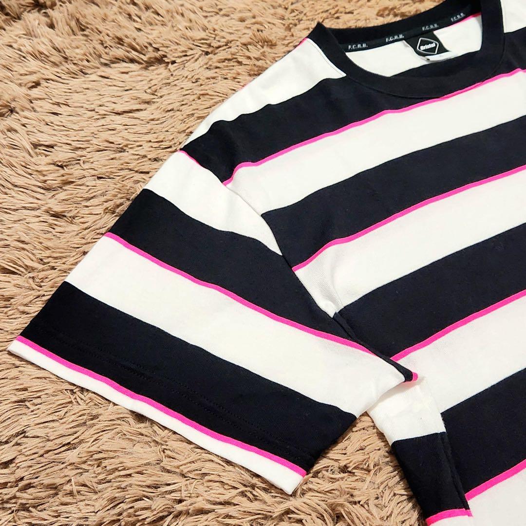 希少 XL サイズ F.C. Real Bristol Tシャツ ロゴ ボーダー