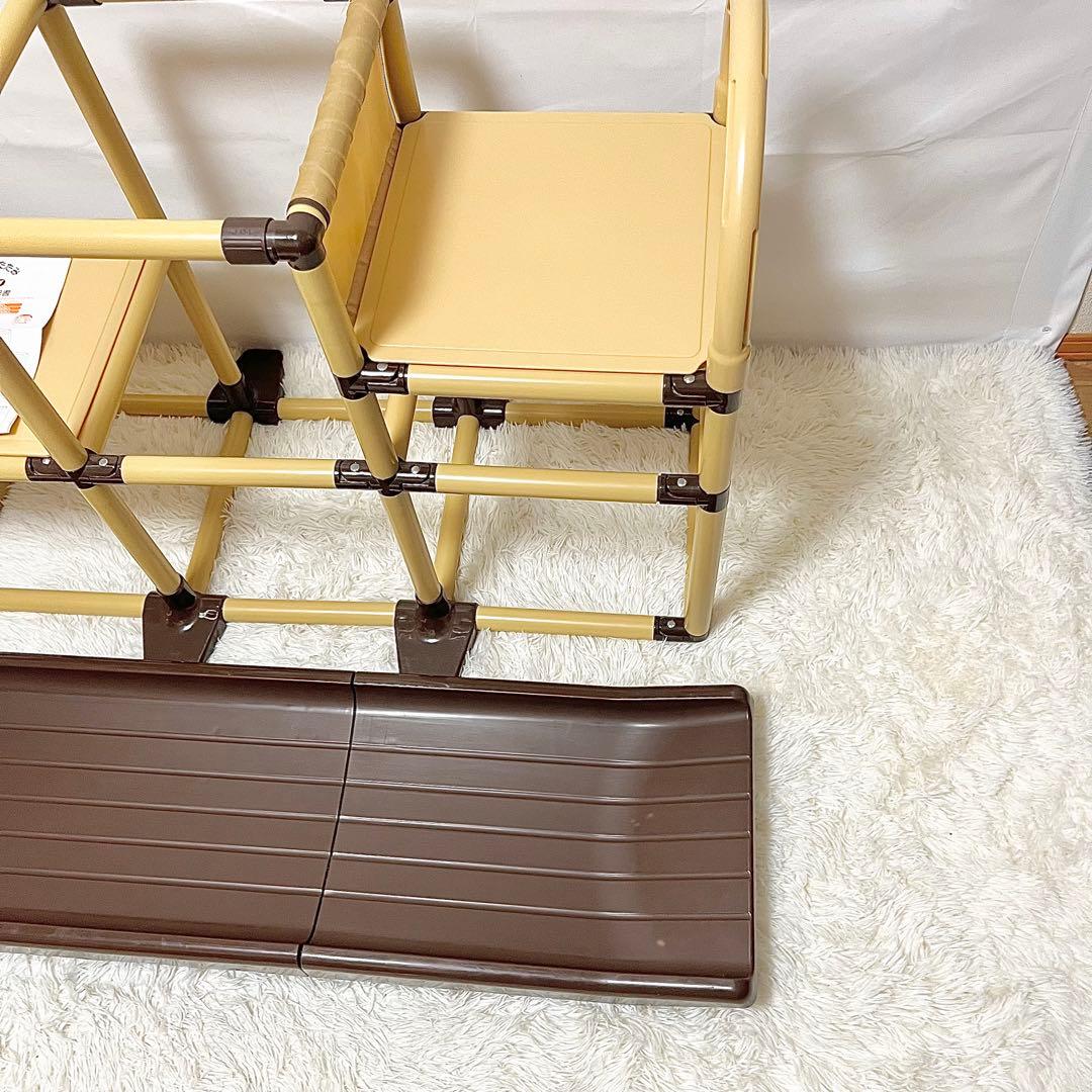 【良品】かんたんおりたたみ 2段ジム ロングスロープ