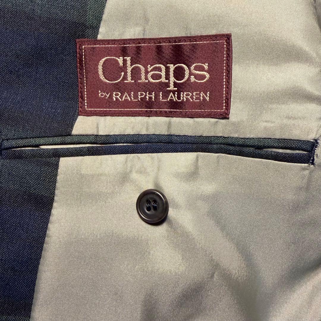 CHAPS ラルフローレン ブレザー ブラックウォッチ チェック柄 金ボタン