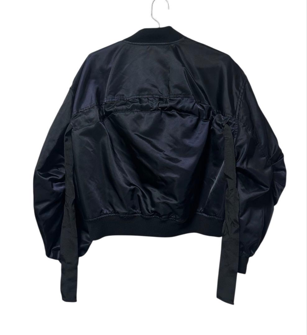 LANVIN en Bleu ブラック クロップドジャケット 38 値下げ交渉可