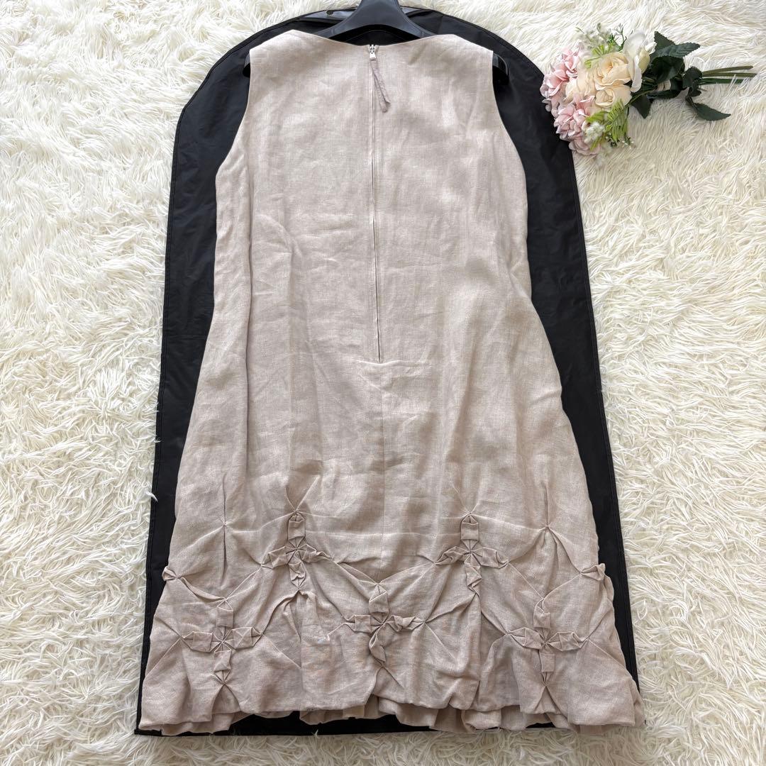 【美品】デイジーリン　フォクシー　リネン　ワンピース　バルーン 34555