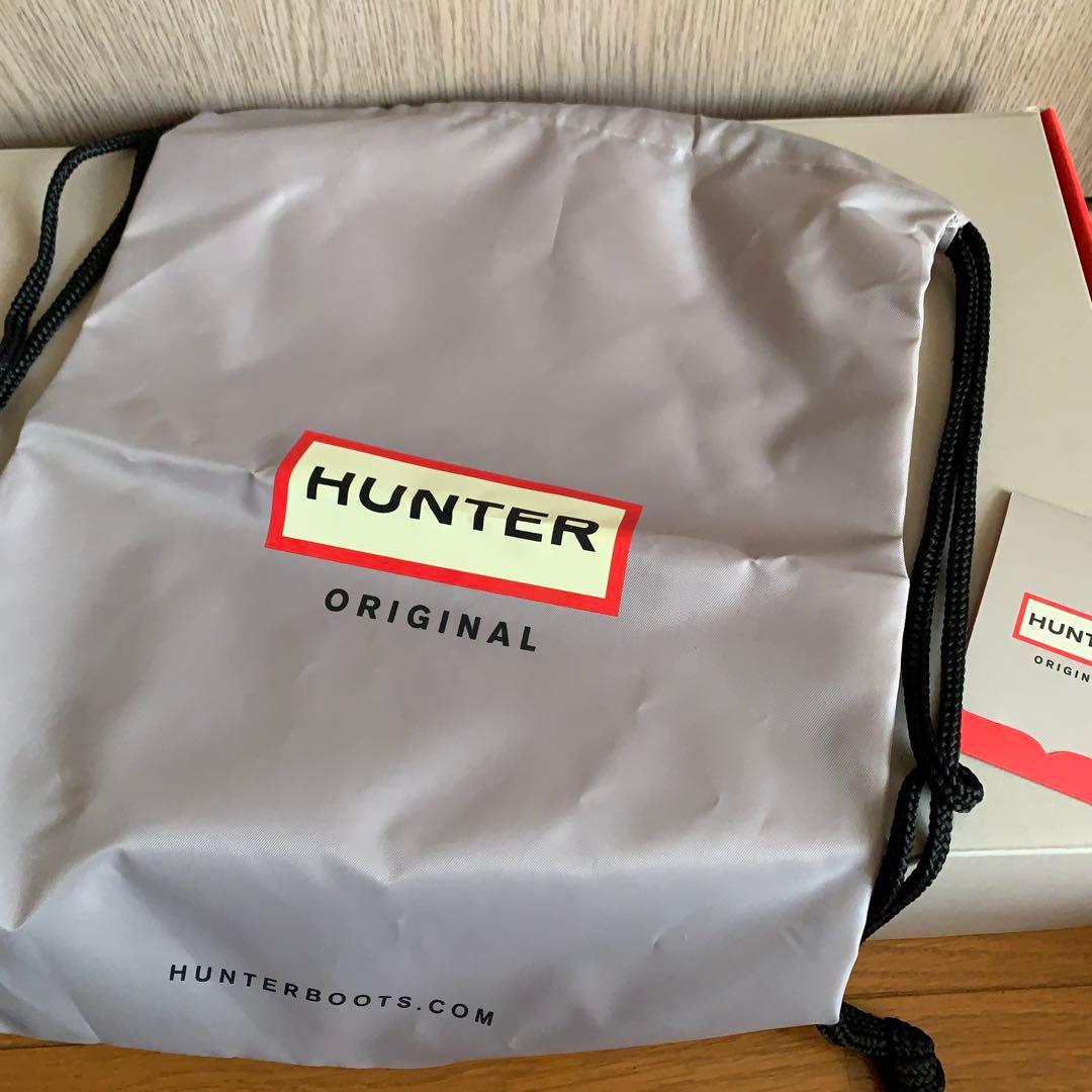 【美品】HUNTER ハンター レインブーツ 長靴 黒 UK3 / EU36